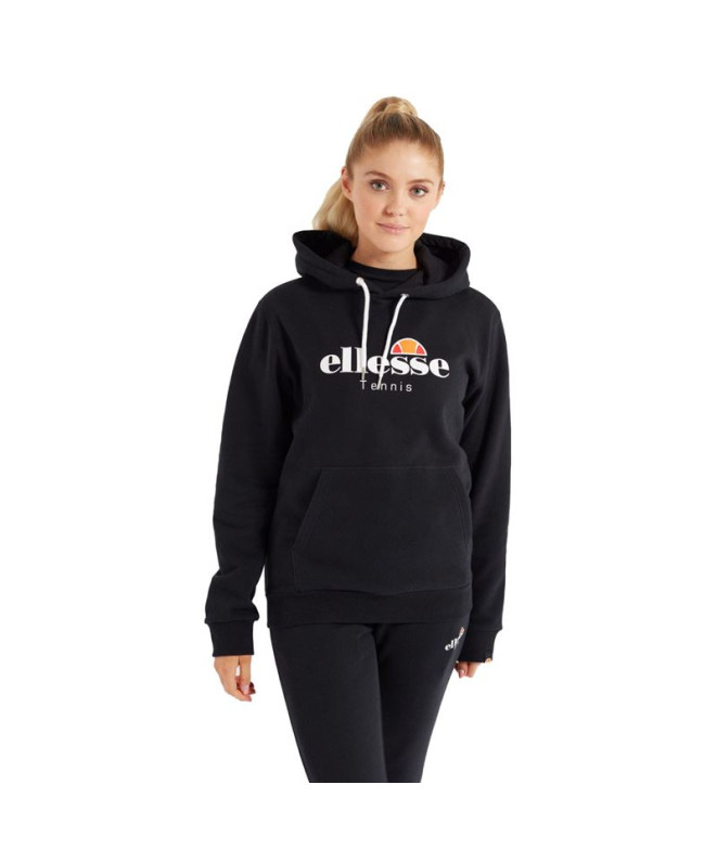 Moletom com capuz Ellesse Ascellare Mulher Preto