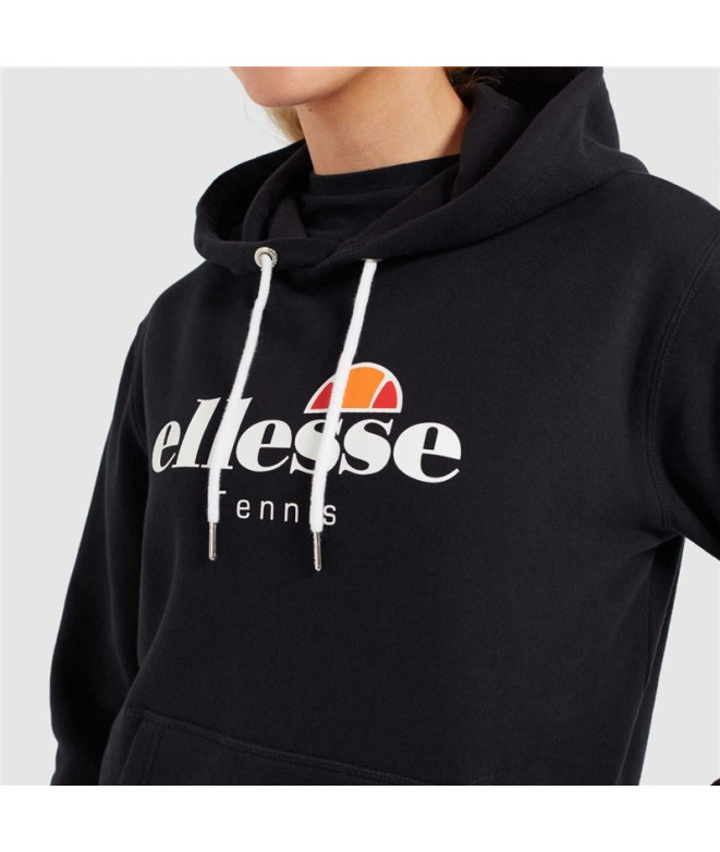 Moletom com capuz Ellesse Ascellare Mulher Preto