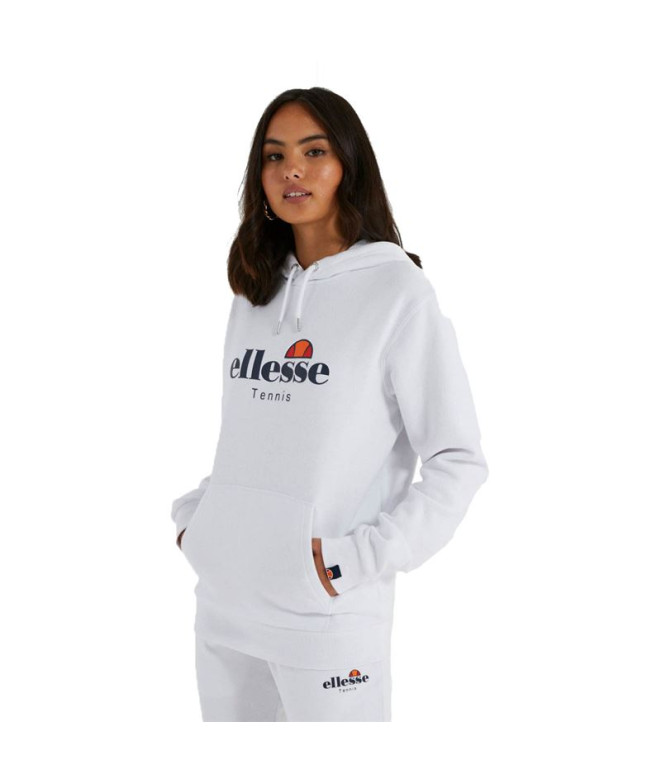 Sweat avec hotte Ellesse Ascellare Femme Blanc