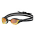Gafas de natación Arena Cobra Core Swipe Mirror Yellow Copper/Black