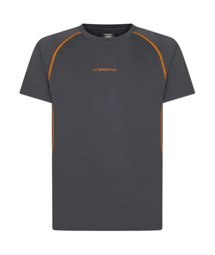Camisola de trail cinzenta La Sportiva Motion para homem Camisola de trail cinzenta La Sportiva Motion para homem