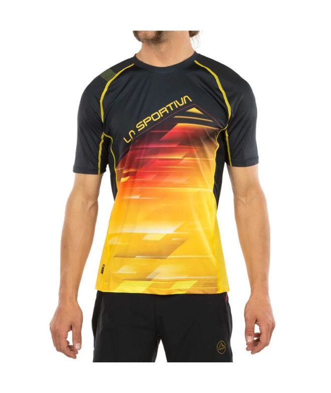 Camiseta negra de trail La Sportiva Wave Hombre