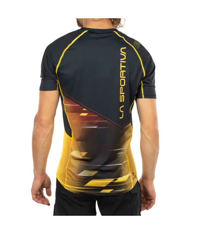 T-shirt noire de trail La Sportiva Wave Homme