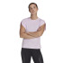 Top de treino adidas Floral Feminino Roxo