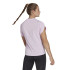 Top de treino adidas Floral Feminino Roxo