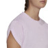 Top de treino adidas Floral Feminino Roxo
