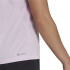 Top de treino adidas Floral Feminino Roxo