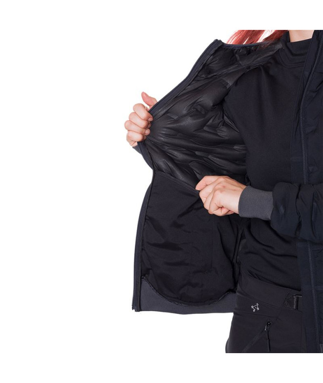 Veste avec capuchon noir Trangoworld Alinda Femme