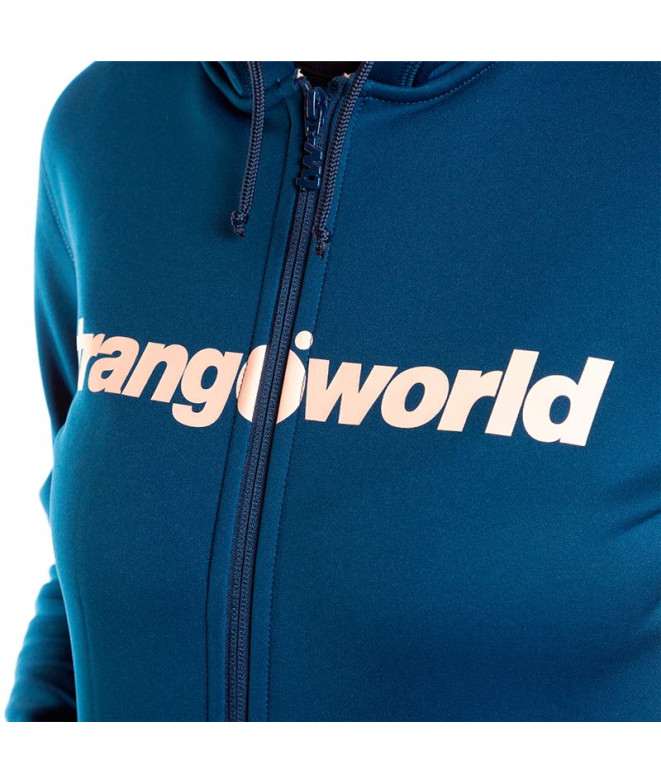 Chaqueta con Capucha azul de montaña...