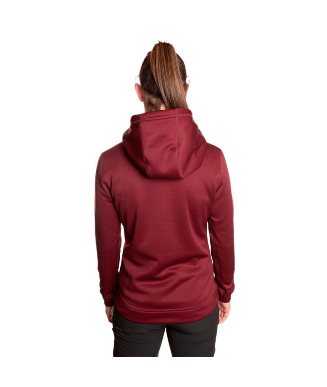 Sweat avec la capuche rouge de montagne...