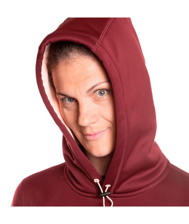 Sudadera con Capucha roja de montaña...