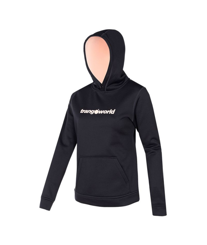 Sweat montagne Trangoworld avec capuchon rose Poppi Femme