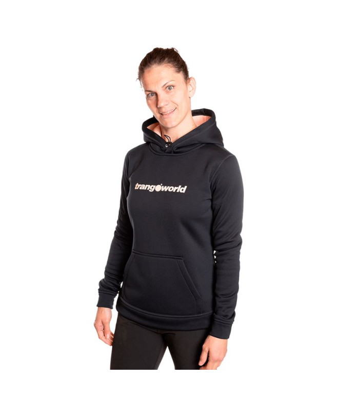 Sweat montagne Trangoworld avec capuchon rose...