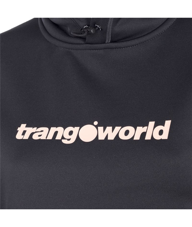 Sweat montagne Trangoworld avec capuchon rose...