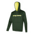 Casaco montanha Trangoworld com capuz verde de Ripon Homem