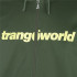Casaco montanha Trangoworld com capuz verde de Ripon Homem
