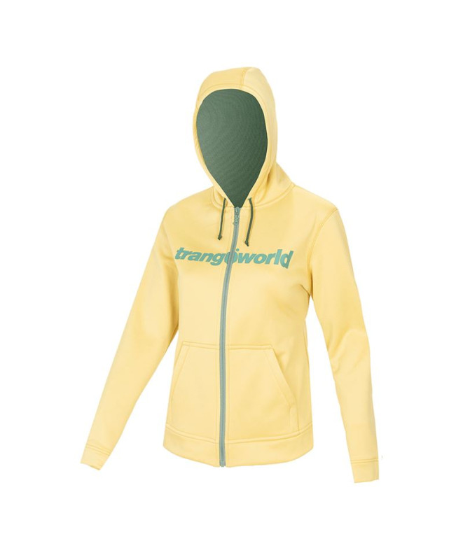 Transworld Liena Women's Yellow Hooded Mountain Jacket Liena