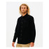 Camisa negra Rip Curl State Cord Hombre