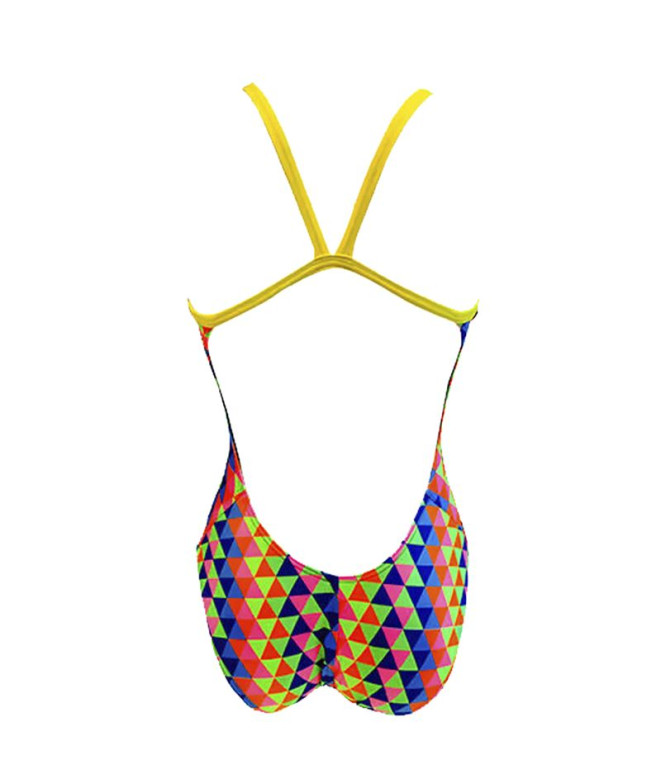 Maillot de bain natation Turbo jaune de...