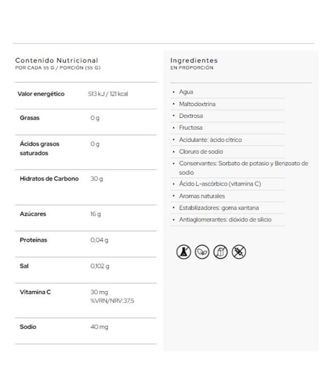 Gel Énergétique Santa Madre Citron Sans Caféine