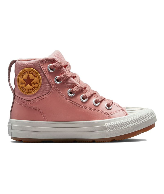 Chaussures roses Converse Chuck Taylor All Star Berkshire Leather Kids