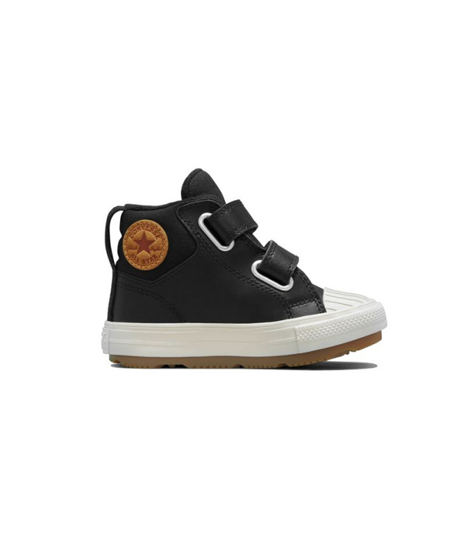 Chaussures noir Converse Chuck Taylor All Star Berkshire 2V Leather Infant