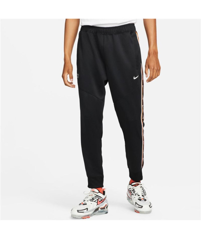Pantalons Nike long noir Sportswear Repeat Homme