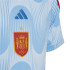 Camiseta azul de fútbol adidas Segunda Equipación España 22 Infantil