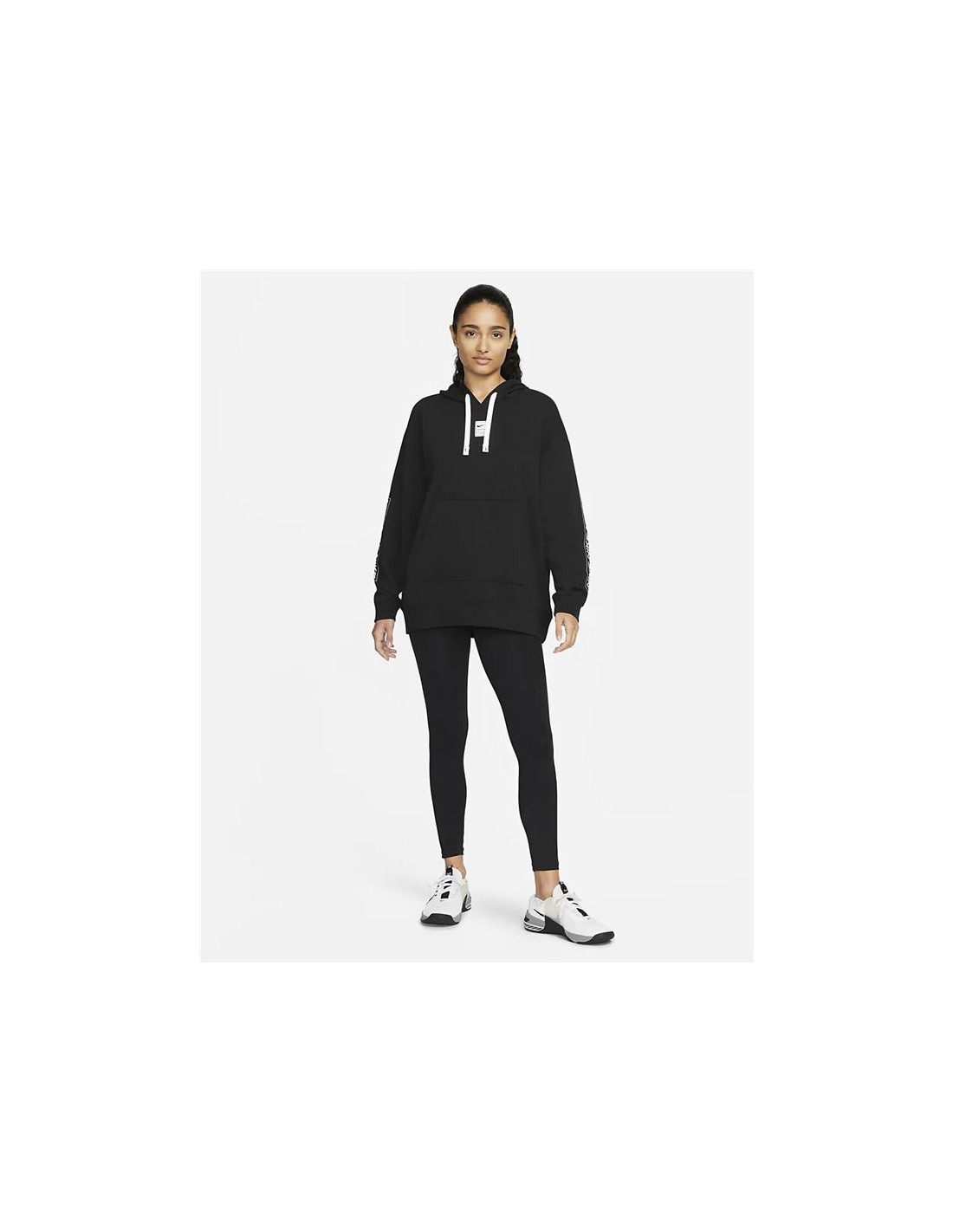 Sudadera Nike Negra Capucha Mujer
