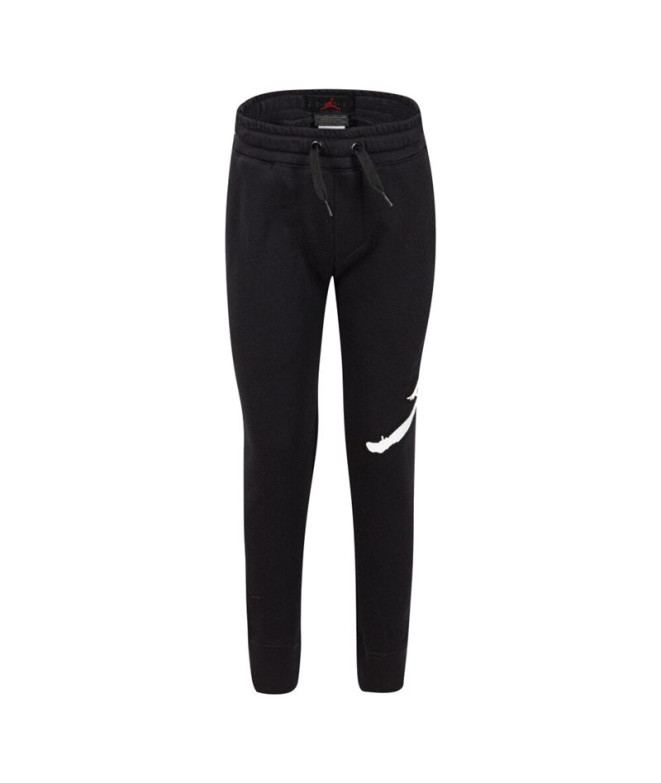 Calças compridas pretas Nike Jumpman Fleece Junior