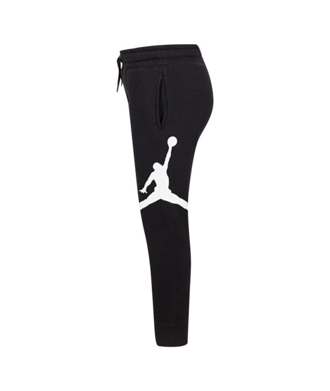 Calças compridas pretas Nike Jumpman Fleece Junior
