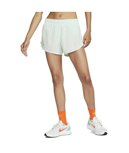 Calça running Nike calções Dri-FIT Tempo Race verdes Mulher