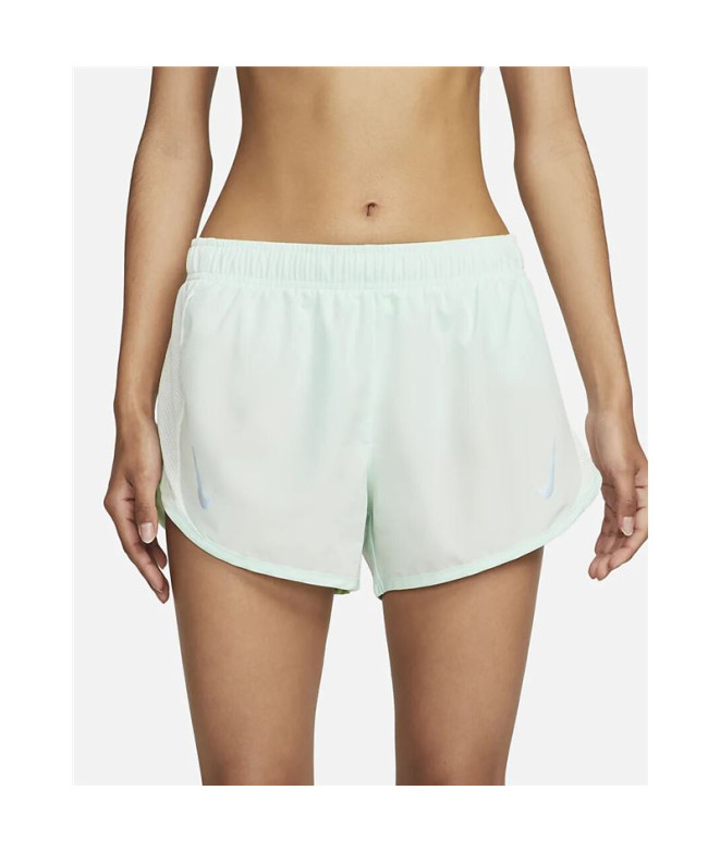 Pantalones verdes cortos de running Nike...