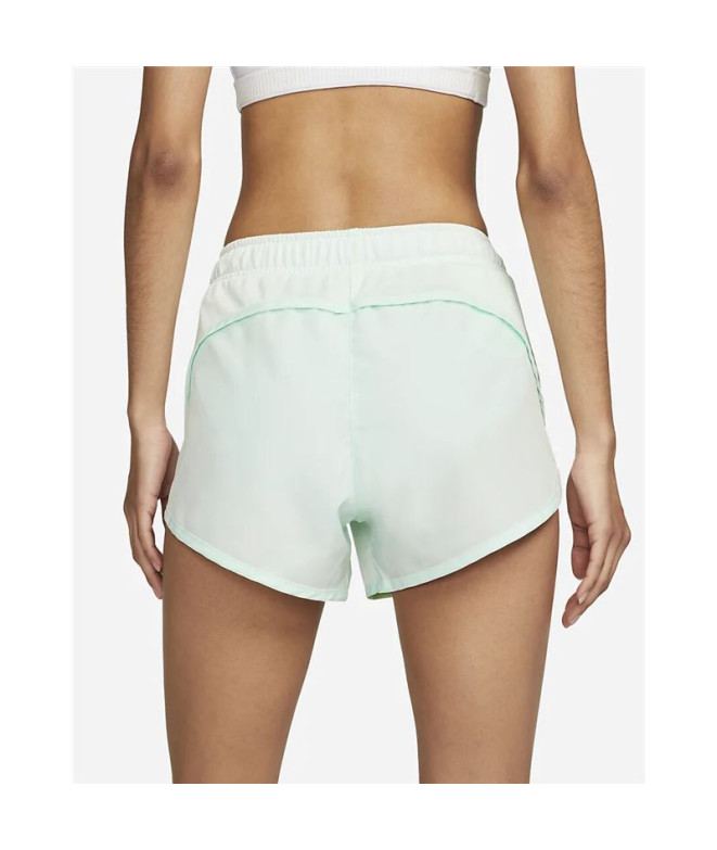 Pantalones verdes cortos de running Nike...