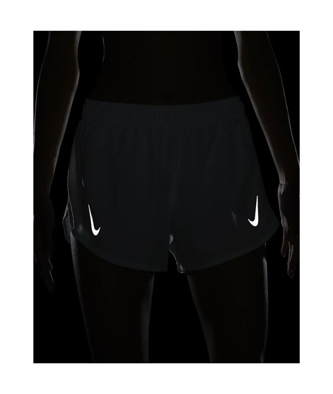 Pantalones verdes cortos de running Nike...