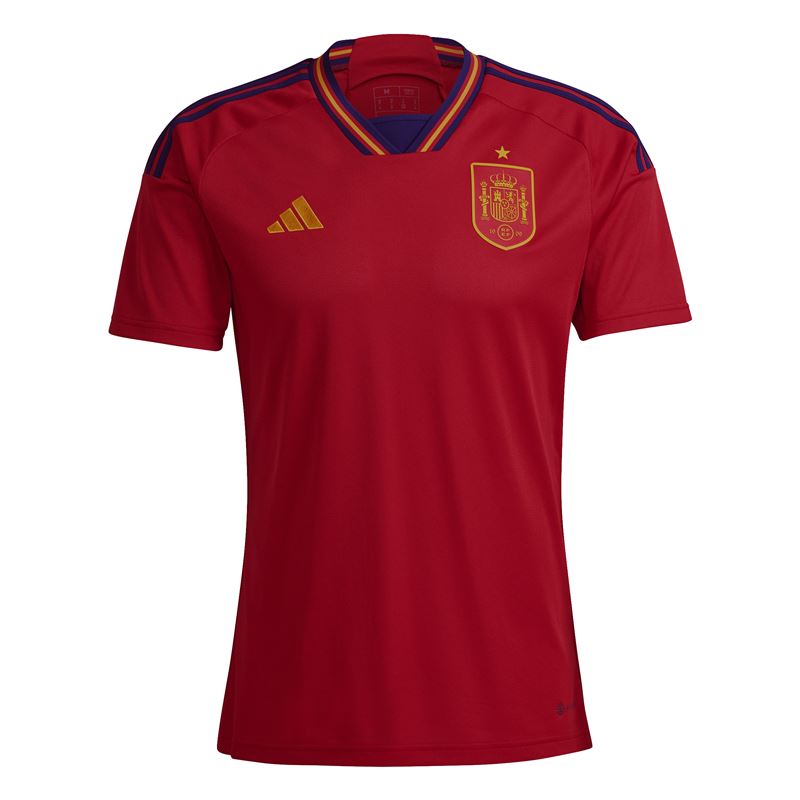 derrochador Siempre progenie ᐈ Camiseta roja de fútbol adidas Pimera Equipación España 22 Hombre –  Atmosfera Sport©