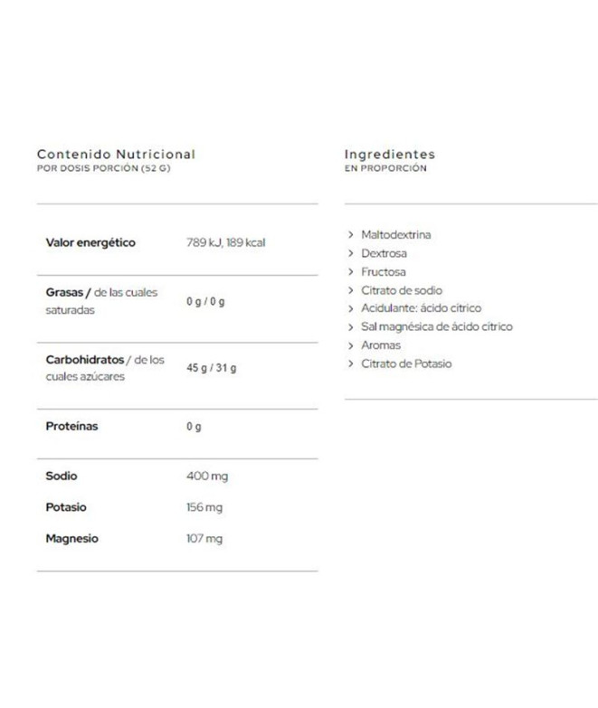 Boisson Glucides Santa Madre Carbofuel Orange