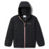 Casaco de montanha com capuz para rapariga Columbia Powder Lite Preto