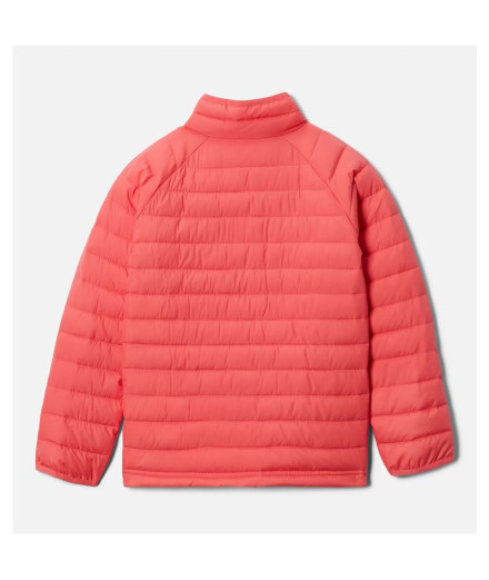 Casaco Powder Lite™ para rapariga da Columbia Rosa 2