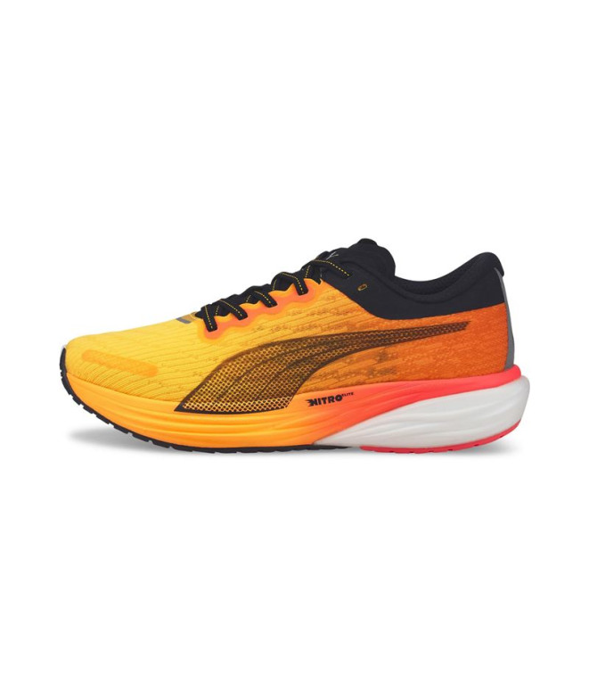 Chaussures Running De Puma Deviate Nitro 2 Yellow Homme