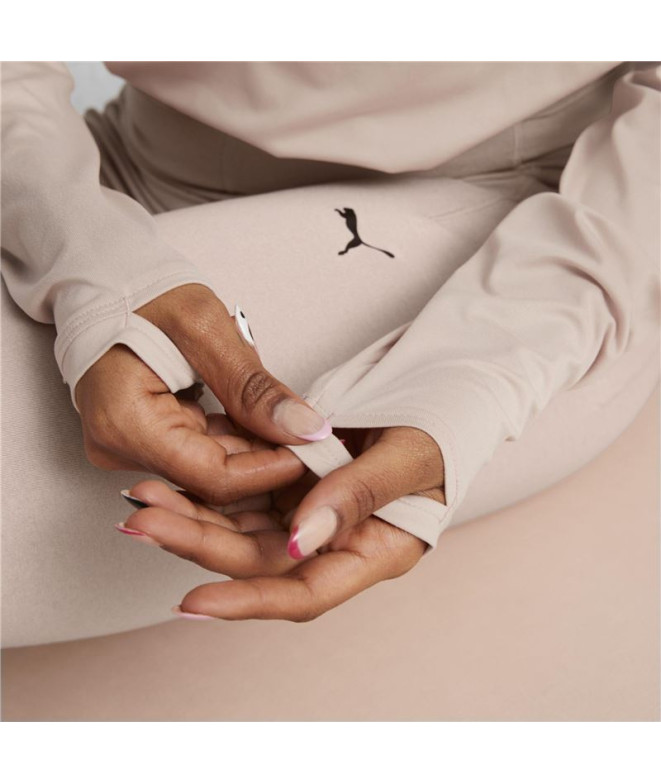 Sweat par Yoga Puma Studio Yogini Lite Pink Femme