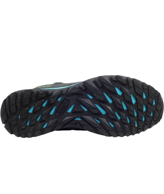 Chaussures bleues de montagne Hi-Tec Lander Low...