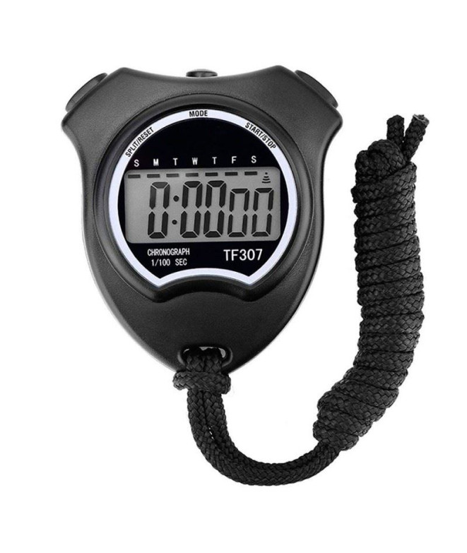Cronómetro negro de fitness Zastor Precision Speed