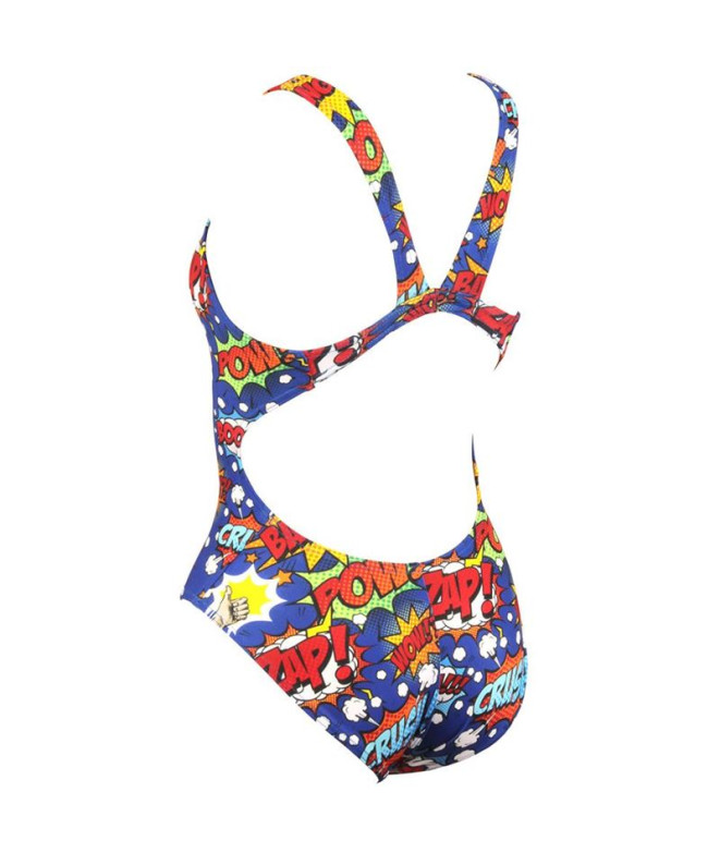 Maillot de bain natation Turbo bleu de...