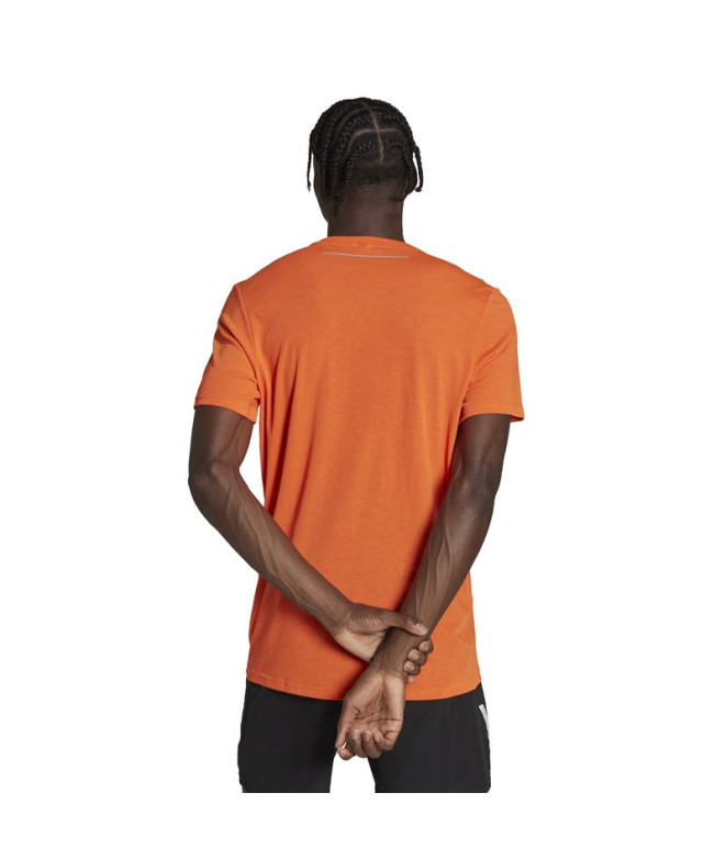 T-shirt adidas Homme manches courtes X-City Orange