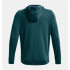 Veste turquoise Under Armour Rival Terry Homme