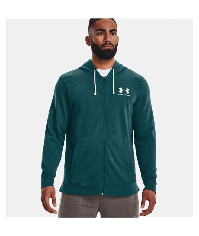 Casaco turquesa Under Armour Rival Terry Homem
