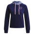 Sweatshirt bleu Under Armour Rival Fleece Colorblock Women's