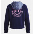 Sweatshirt bleu Under Armour Rival Fleece Colorblock Women's