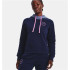 Sweatshirt bleu Under Armour Rival Fleece Colorblock Women's